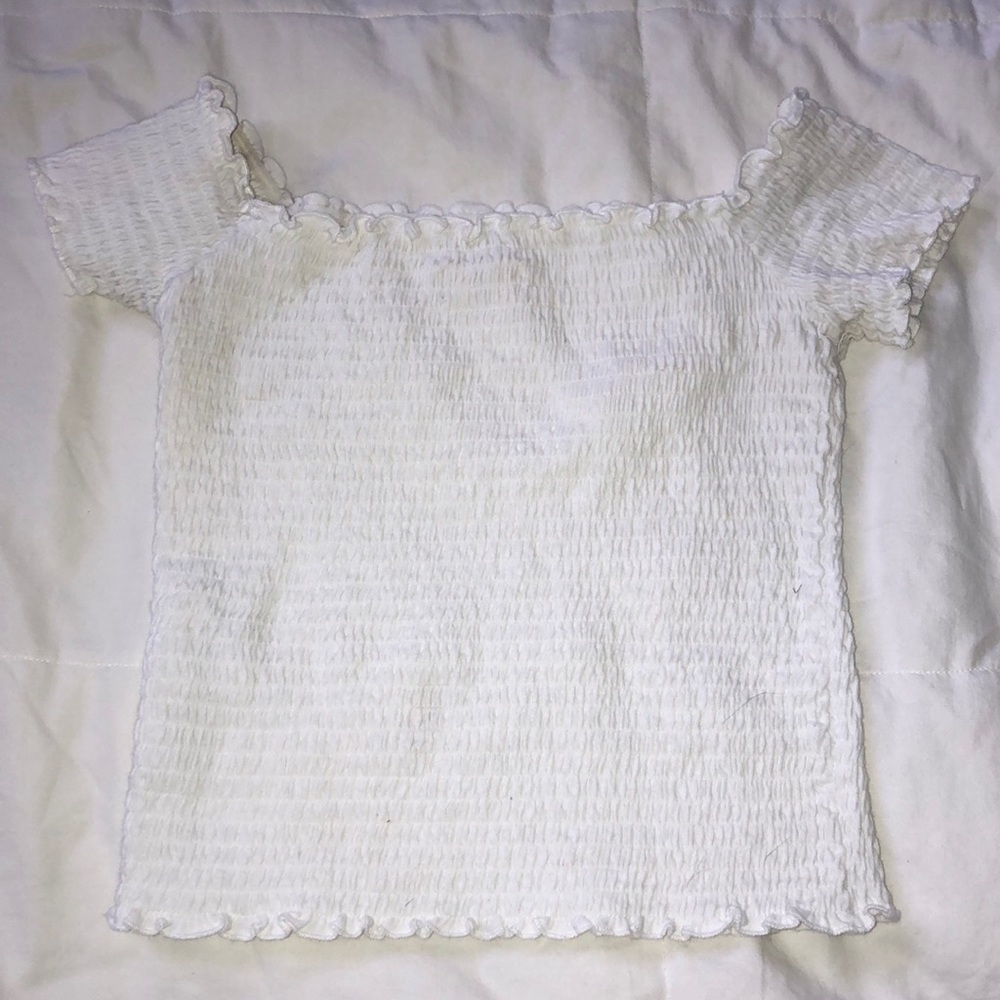 off the shoulder short sleeve